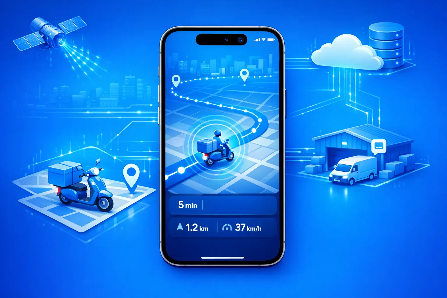 Tracer un livreur en temps réel avec Flutter et Firebase : ce que Google Maps ne fait pas seul
