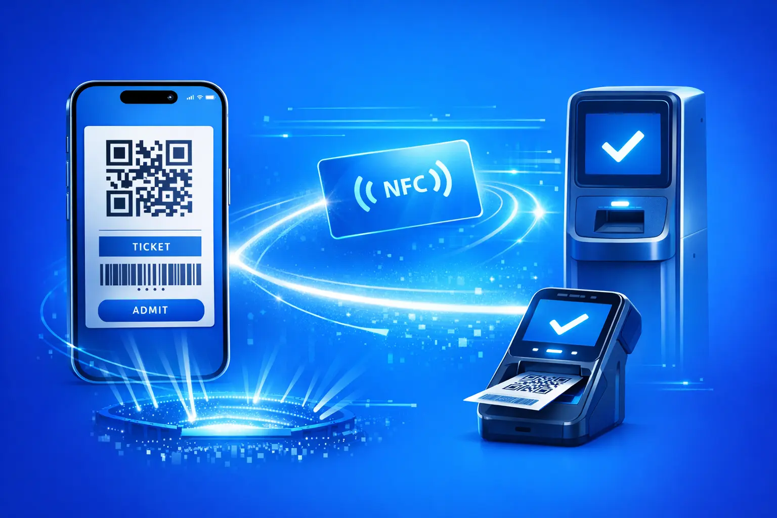 Billetterie mobile et contrôle d'accès : QR code, NFC et validation offline pour les grands événements