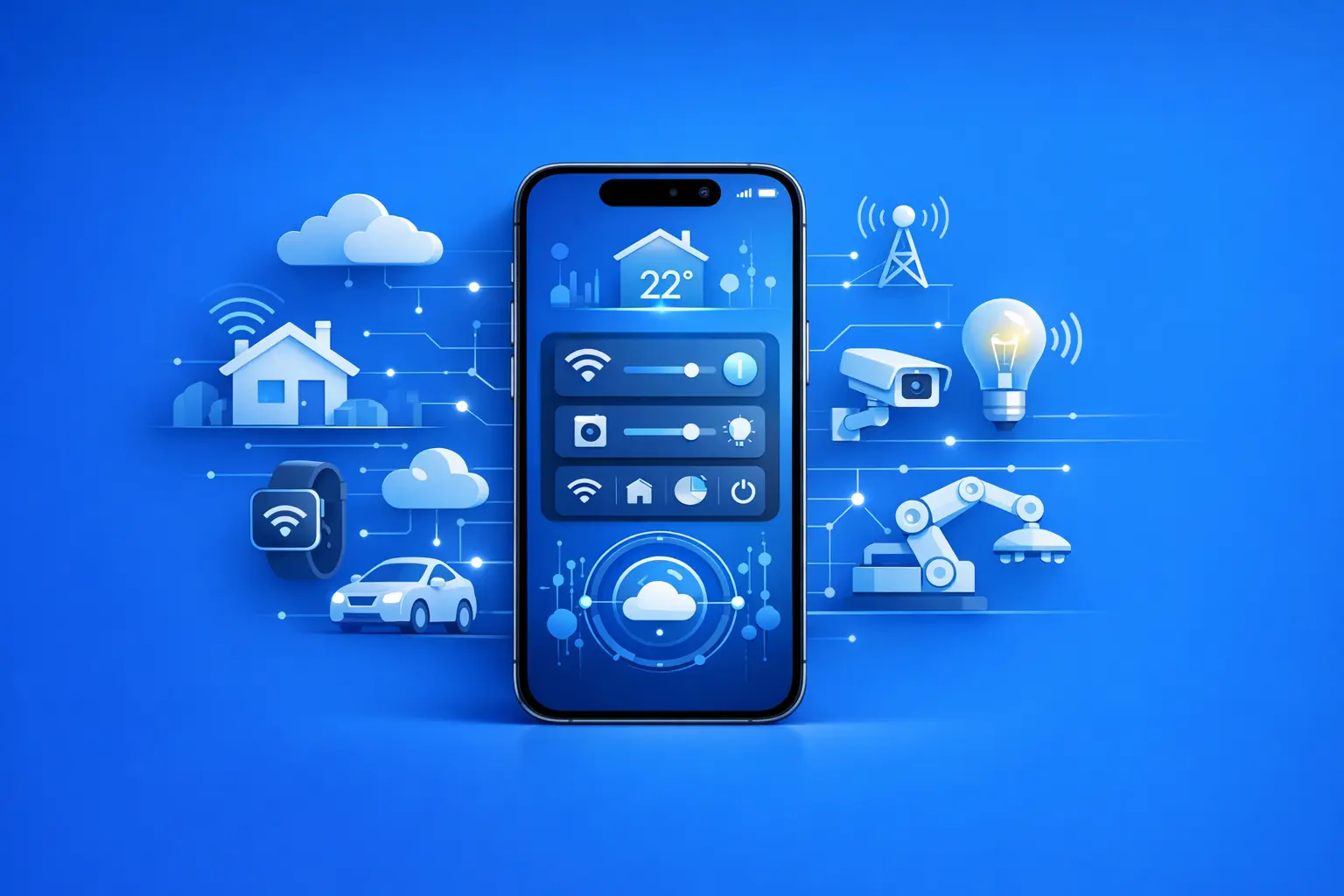 Agence création application mobile IoT (Internet des Objets)