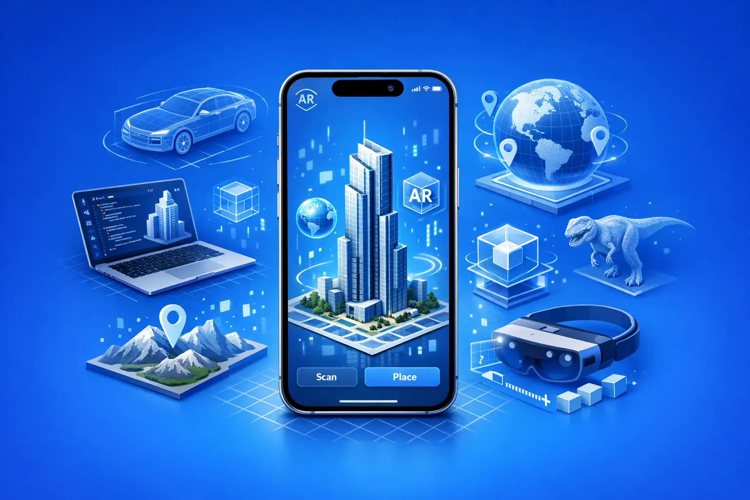 Agence développement application mobile réalité augmentée (AR)