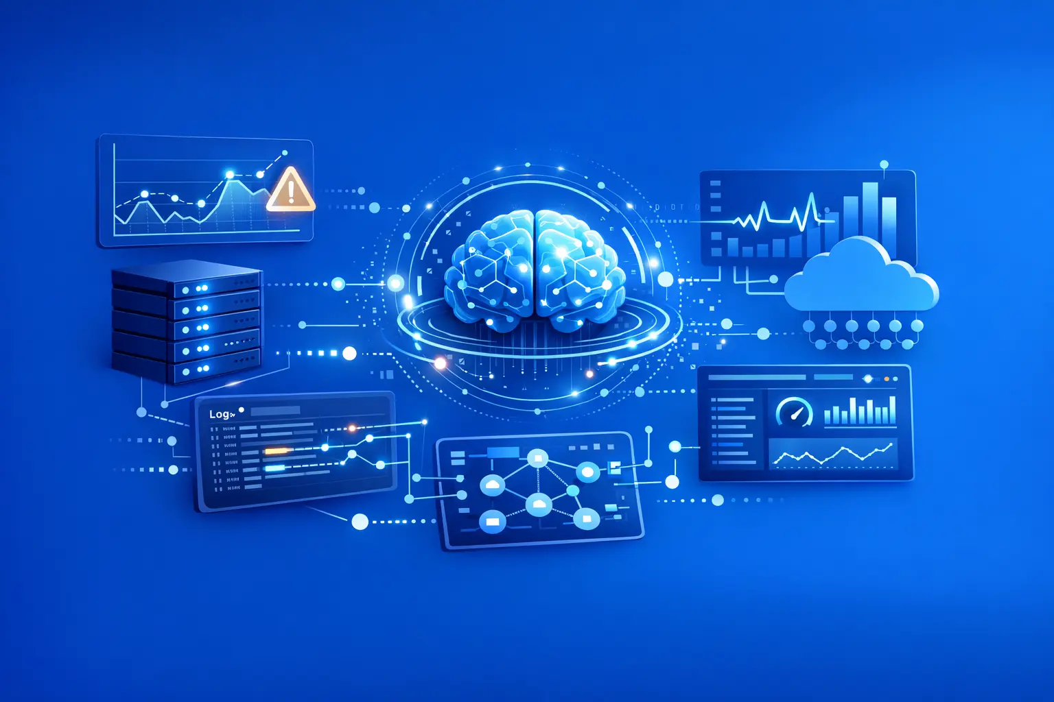 AIOps en production : Utiliser l'IA pour prédire les pannes informatiques et corréler les logs d'infrastructure.