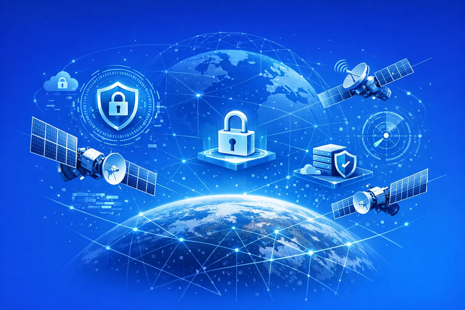 Sécurité de l'informatique spatiale et satellitaire : Enjeux de protection des constellations de satellites de données.